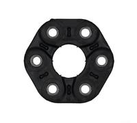 Front Propshaft Mount Coupling Joint for E28/E34/E39 Series (26117511454) - Direct Replacement Rubber Drive Shaft Flange, 1-Piece Plastic F(SILVER)