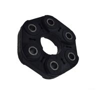 Front Propshaft Mount Coupling Joint for E28/E34/E39 Series (26117511454) - Direct Replacement Rubber Drive Shaft Flange, 1-Piece Plastic F