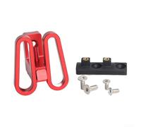 Front Rack Adapter, 6061 Aluminum Alloy Folding Bike Accessory Quick Release Mount Compact Design for Brompton for DAHON Commuters(Red)