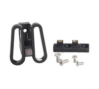 Front Rack Adapter, 6061 Aluminum Alloy Folding Bike Accessory Quick Release Mount Compact Design for Brompton for DAHON Commuters(Black)