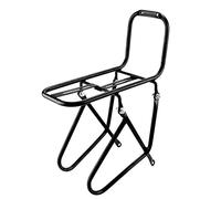 Front Rack, Steel Cycling Front Bracket Luggage Shelf Cargo Rack 25x15x15cm/9.84x5.91x5.91in Carrier Bracket for Storage and Transport
