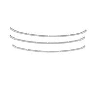 Front Radiator Grill For Toyota For Prius 60 Series 2023 2024 Chrome Front Bumper Strip Cover Trim Down Grille Protector Moudling Styling