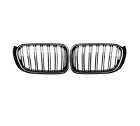Front Radiator Grill For X3 X4 F25 F26 2014 2015 2016 2017 Car Front Bumper Kidney Racing Grille 1Pair Double Line Grille