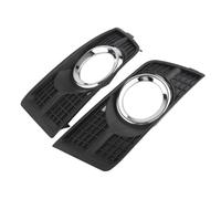 Front Radiator Grille Car ABS Front Bumper Grille Fog Light Lamp Frame Covers LH + RH 1Pair For Cadillac SRX 2010-2016