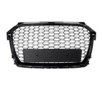 Front Radiator Grille Compatible With A1 8X 2015 2016 2017 2018 Front Bumper Grill Honeycomb Mesh Gloss Black Grille Radiator Accessories