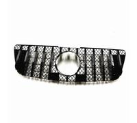 Front Radiator Grille Compatible With Benz For ML Class For W164 ML320 ML350 ML550 2009-2012 For GT R Style Front Radiator Bumper Center Grille Hood Mesh