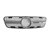 Front Radiator Grille Compatible With Benz For ML Class W163 1999 2000 2001 2002 2003 2004 Car Front Grille Bumper Hood Mesh Grill Racing Grille Kit Replacement