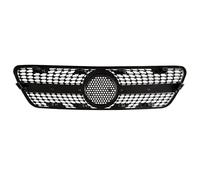Front Radiator Grille Compatible With Benz For ML Class W163 1999 2000 2001 2002 2003 2004 Car Front Grille Bumper Hood Mesh Grill Racing Grille Kit Replacement