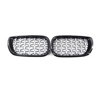 Front Radiator Grille Compatible With BMW For E46 For 3 Series 4 Door 2002-2005 Car Front Bumper Diamond Meteor Style Kidney Radiator Grille 51132158542