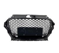 Front Radiator Grille Compatible With For A3 S3 8V 2014 2015 2016 For RS3 Style Car Front Radiator Body Kit Trim Mesh Racing Upper Grille