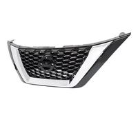 Front Radiator Grille Compatible With Nissan For Murano 2019-2023 Front Bumper Mesh Grill ABS Assembly Chrome Black Replacement Racing Grills Car Accessories