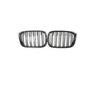 Front Radiator Grille FOR G01 G08 X3 G02 X4 2018-2022 Front Grille Racing Grills Glossy Black Car Kidney Replacement Grill Honeycomb Front Grill(Double-Glossy Black)