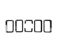 Front Radiator Grille FOR Suzuki FOR Jimny 2019-2024 Car Front Grill Ring Grille Insert Trim Protector Cover Honeycomb Front Grill(Black)
