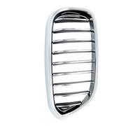 Front Radiator Grille Frills For BMW 5 Series G30 530i 540i 2017 2018 2019 2020 Chrome Car Front Kidney Grille Grill Bumper Hood Racing Grills Left/Right(R)