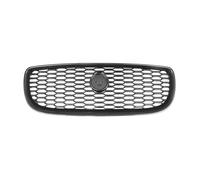 Front Radiator Grille Frills For Jaguar XE 2015 2016 2017 2018 2019 2020 Car Upper Bumper Hood Mesh Grid Front Grille Racing Grill Front Bumper Mask