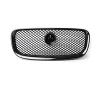 Front Radiator Grille Frills For Jaguar XF XFR 2012 2013 2014 2015 ABS Plastic Chrome/Black Car Front Upper Grille Mesh Racing Grill Front Bumper Mask