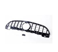 Front Radiator Grille Frills For Mercedes For Benz C Class W206 2021-2023 C180 C200 C300 C43 For AMG GT Style Upper Bumper Hood Mesh Grill Front Grille(Black)