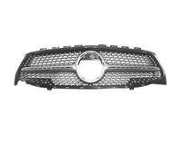 Front Radiator Grille Frills For Mercedes For Benz W118 ClA180 For ClA200 For CLA250 ClA260 CLA45 For AMG Sport Front Inlet Grill Bumper Grille Radiator Grid Hood(Black Silver)