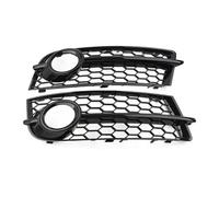Front Radiator Grille Frills For TT 8J 2006-2014 Front Bumper Honeycomb Mesh Light Cover Exterior 1 Pair Glossy Black Car Fog Lamp Grille(Glossy Black)