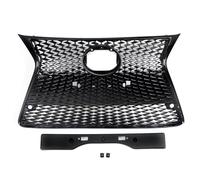 Front Radiator Grille Front Bumper Centre Grille Honeycomb Mesh Upper Grill Compatible With Lexus For IS250 IS300 IS350 IS200t F-Sport 2014 2015 2016