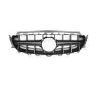 Front Radiator Grille Front Bumper Grille Inlet Grill Middle Mesh Grid Tuning For Benz E Class W213 C238 A238 E200 GT Stars E63 2016-2020(E63S Glossy Black)