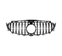 Front Radiator Grille Front Inlet Grille Bumper Grill Cap Grid Middle Mesh Tuning For Benz E Class W213 C238 2016-2020 For GT Diamond E63 Style(GT Glossy Black)