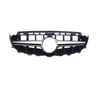 Front Radiator Grille Front Inlet Grille Bumper Grill Cap Grid Middle Mesh Tuning For Benz E Class W213 C238 2016-2020 For GT Diamond E63 Style(E63S Chrome Silvery)