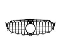 Front Radiator Grille Front Inlet Grille Bumper Grill Cap Grid Middle Mesh Tuning For Benz E Class W213 C238 2016-2020 For GT Diamond E63 Style(GT Chrome Silvery)