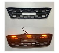 Front Radiator Grille LED Front Grill Replacement for Hilux For Vigo 2005 2006 2007 2008 2009 2010 2011 Modified Grille Racing Grills Front Bumper Mask Mesh Cover Front Grille