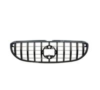 Front Radiator Grille Replacement for Benz For Smart For Two/four W453 2015-2021 4 Doors GT Gilles Front Racing Facelift Grille Center Hood Bumper Front Grille(For Two black)(For Two black)