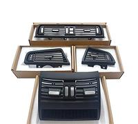 Front Radiator Grille, Right Steering Wheel RHD Cars Front Rear AC Air Vent Outlet Grille Cover Set, for BMW, 5 Series F10 F11 F18 520 525 530 535 (Size : RHD 4PCS SET)