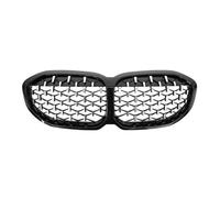 Front Radiator Grilles 1 Piece For 1 Series F40 2020-IN Car Front Kidney Grill Racing Grille Meteor Diamond Style ABS Replacement(Black and Silver)