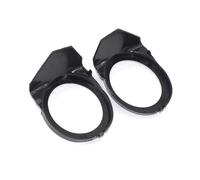 Front Radiator Grilles 2Pcs Fog Lamp Covers Hoods Foglight Trim Frame Grill For BMW For E46 For M3 2001 2002 2003 2004 2005 2006 Hood Grill