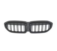 Front Radiator Grilles For 3-Series G20 G20 G21 G28 2019-2022 Car Front Bumper Hood Kidney Grill Racing Grilles Diamond Meteor Style(2 Slat-Matte Black)