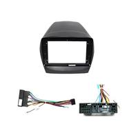 Front Radio Panel Frame 9/10.1"Car Fascia For Hyundai For Tucson For IX35 2010-2015 DVD Radio Panel Dash Kit Install Adapter Console Frame Bezel Trim