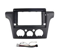 Front Radio Panel Frame 9/10 Inch Car Frame Fascia Adapter Radio Dash Fitting Panel Kit For Mitsubishi For Airtrek For Outlander 2001-2005 RHD LHD