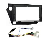 Front Radio Panel Frame 9Inch Car Radio For Insight 2 2009-2014 LHD Fascia Panel Dash Kit Install Facia Console Bezel Adapter Plate Trim Frame