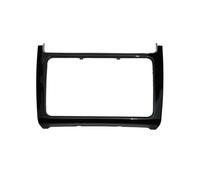 Front Radio Panel Frame Autoradio Car For Dashboard Panel Refitting Frame Kit Radio Audio Fascia Trim Bezel Faceplate For VW For Polo 2014-2017