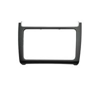 Front Radio Panel Frame Autoradio Car For Dashboard Panel Refitting Frame Kit Radio Audio Fascia Trim Bezel Faceplate For VW For Polo 2014-2017