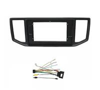 Front Radio Panel Frame Car Radio Frame For VW For Crafter For Grand California 2016-2023 10 Inch Fascia Stereo Panel Harness Wire Box