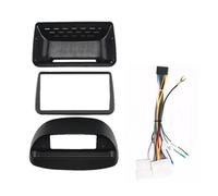 Front Radio Panel Frame For Mitsubishi For Delica 1994-2007 9 Inch RHD Car Radio Stereo Audio Screen Multimedia Video Player Navigation Cable Harness Frame