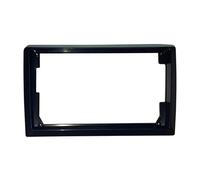 Front Radio Panel Frame Universal 10Inch Transform To 9Inch Car Radio Frame Kit ABS Plastics Shiny Black For Most Models