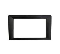 Front Radio Panel Frame Universal 10Inch Transform To 9Inch Car Radio Frame Kit ABS Plastics Shiny Black For Most Models