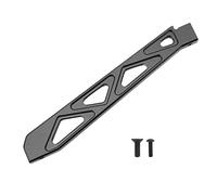 Front RC Chassis Brace Aluminum Alloy Chassis Support Bracket Stable Driving Impact for 1/7 1/8 RC Cars Aluminum Alloy 5.5 Inch (Black)