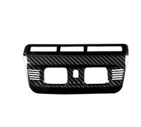 Front Reading Lamp Frame For Chevrolet | For Corvette C8 2020-2023 Real Hard Carbon Fiber Sticker Interior Accessories(Black)
