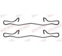 FRONT / REAR ACCESSORY KIT DISC BRAKE PAD FITS: FORD C-MAX II 1.6 TI/1.6 ECOB