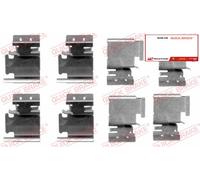 FRONT / REAR ACCESSORY KIT DISC BRAKE PAD FITS: OPEL VAUXHALL CORSA D 1.4 /1.