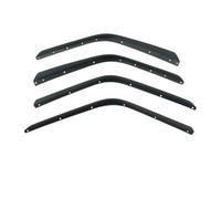 Front Rear Arch Flaps Mudguard Splash Strips Trim Car Wheel Fender Flares For Jeep For Wrangler JL 2018-2023 KCRTQNS(For High Fender)