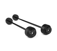 Front Rear Axle Fork Crash Slider Motorcycle Wheel Hub Anti-Collision Block MT-09 For TRACER 900 9 GT 2022 2023 engine(Black)