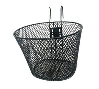 Front Rear Bike Basket Bicycle Cargo Rack Basket Wire Pet Carrier Black